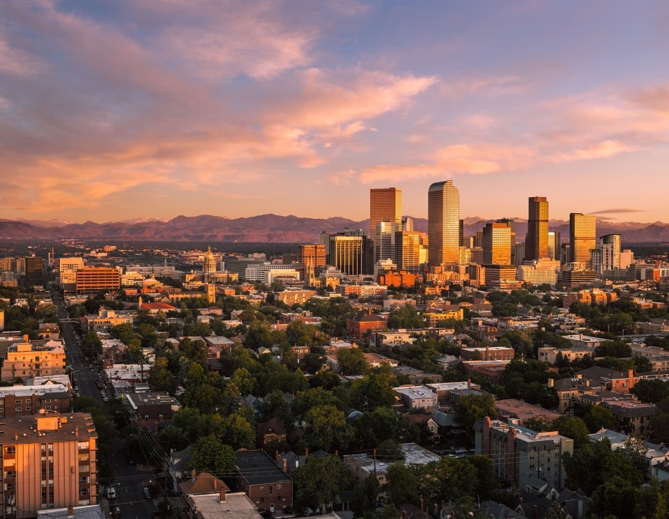 Denver city skyline