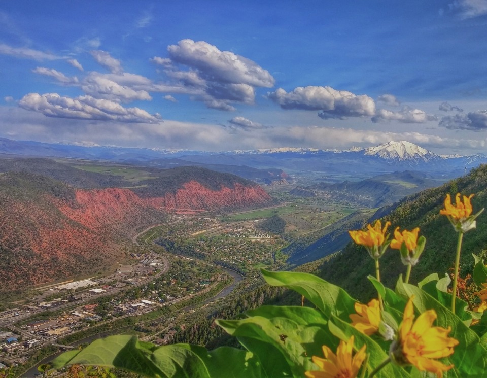 Glenwood Springs in the springtime