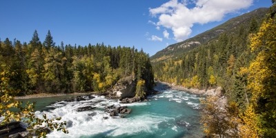 Scenic river in near Jasper