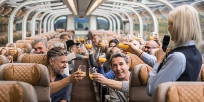 Hosts and guests onboard