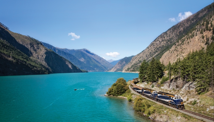 Train by Seton Lake