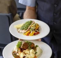 Host serves regionally-inspired meals in SilverLeaf coach