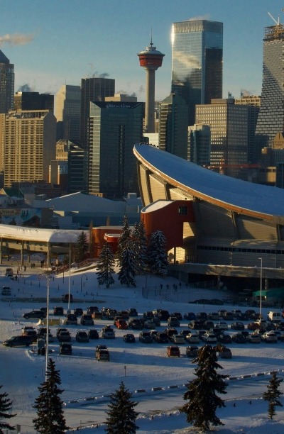 Calgary skyline.